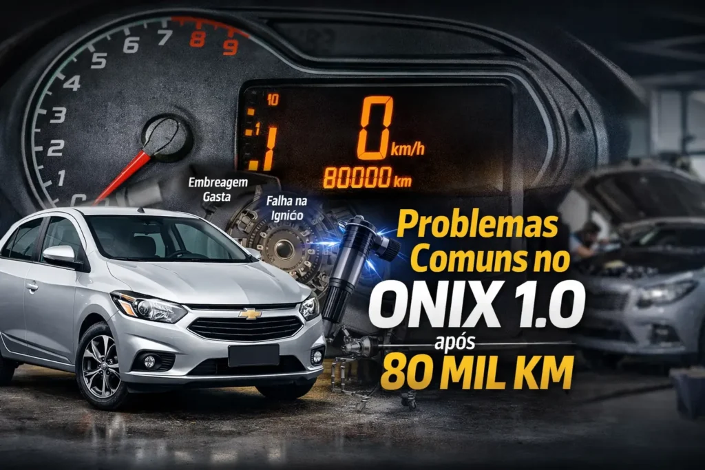 Problemas comuns no Onix 1.0 após 80 mil km